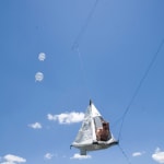 Saraceno photos of modules in the sky