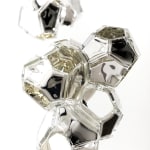 tomas saraceno hanging 3 part sculpture