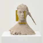 mark manders bronze head sculpture