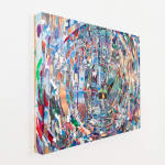 Sze painting collaged