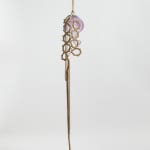 Akashi hanging glass sculpture with rope