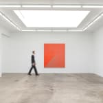 Woven Angle Gradient as Weft, Fluorescent Orange (225°)