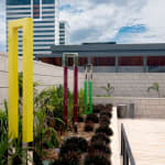 Image of Obstruction, Reflection, Transition (Claret, Yellow, Green).