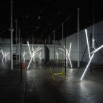 Martin Boyce, Installation view, Our Love is Like the Flowers, the Rain, the Sea and the Hours, Tramway, Glasgow, 2002