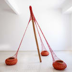 Ernesto Neto, Installation view Trace, First Liverpool Biennial, Tate Gallery, Liverpool, 1999