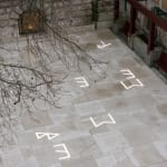 image of ground installation by Martin Boyce