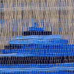 Image of Saban's Woven acrylic painting.