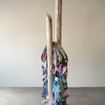 Karyn Olivier wood and clothing sculpture