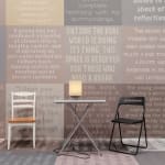 image of carpet installation covering walls, ceiling, floor
