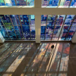 image of Sabine Hornig transparent window coverings at la guardia