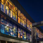 image of Sabine Hornig transparent window coverings at la guardia