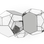 Saraceno Stainless Steel and mirror sculpture