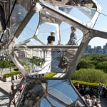 cloud cities sculpture on met roof