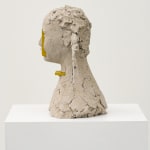 mark manders bronze head sculpture