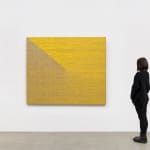 Image of Woven Angle Gradient as Weft, Cadmium Yellow Medium (135°).