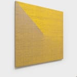 Image of Woven Angle Gradient as Weft, Cadmium Yellow Medium (135°).
