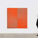 Woven Angle Gradient as Weft, Fluorescent Orange (90°, 270°) #2