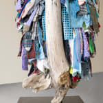 Karyn Olivier wood and clothing sculpture