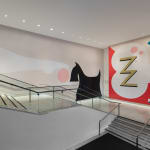 installation view at hammer museum - wall murals