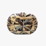 Silvia Furmanovich, Grey Geometric Marquetry Clutch