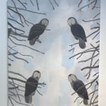 Mike Piggott, Owls in Tree, 2025