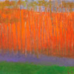 Wolf Kahn, Purple Ground Fog, 2003