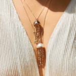 Bibi Van Der Velden, Scarab pop art necklace