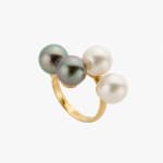 Melanie Georgacopoulos, MOP oval earrings