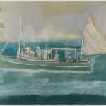 Peter Doig, House of Music (Soca Boat), 2023