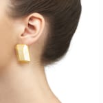 Melanie Georgacopoulos, MOP oval earrings