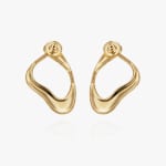 Fernando Jorge, Stream lines loop medium earrings