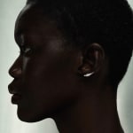Bibi Van Der Velden, Mini jellyfish white pearl stud