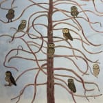 Mike Piggott, Owls in Tree, 2025