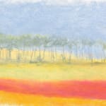 Wolf Kahn, Young Trees in a Meadow II, 2016