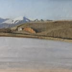 Adrian Nivola, Idaho Landscape with Church, 2020