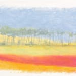 Wolf Kahn, Young Trees in a Meadow II, 2016