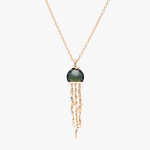 Bibi Van Der Velden, Scarab pop art necklace