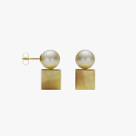 Melanie Georgacopoulos, MOP oval earrings