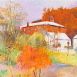 Wolf Kahn, Brilliant Landscape, 1991