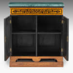 Pair of marquetry cabinets by George Bullock