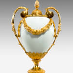 George III Opaque Glass Ormolu-Mounted Vase by Matthew Boulton