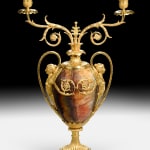 Blue John and Ormolu Wing-figured Candle Vase
