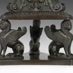 Coulborn Antiques Pair of Bronze Candlesticks attributed to Giuseppe Boschi