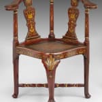 Chinese Export Red Lacquer Armchair
