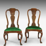 Coulborn antique 18th century Pair of Chinese Export Chairs