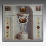 Coulborn antique George III trompe l’oeil chimney board designed by James Wyatt Biagio Rebecca