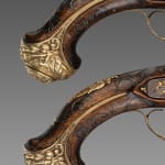 Pair of Ottoman Double-barrelled Flintlock Muskets