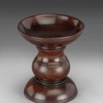 Coulborn antiques 18th century turned lignum vitae pounce pot