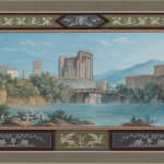 Tomasso Bigatti (Italian, active circa 1800)- The Arch of Constantine; The Basilica of Maxentius in Rome; Ponte Milvio, Rome; The Temple of Vesta, Tivoli