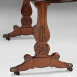 Regency Kidney-shaped Mahogany Writing Table